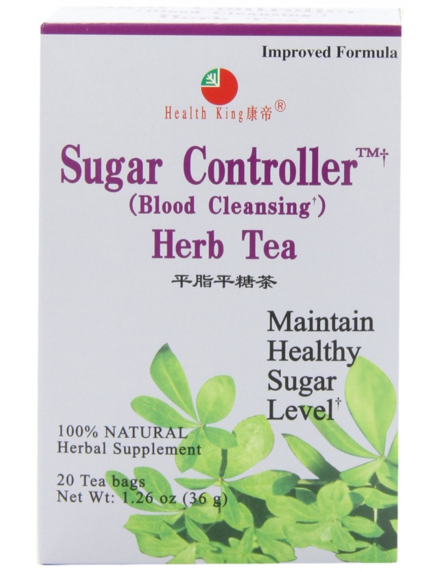 Health King Sugar Controller Blood Cleansing Herb Tea (1x20 Tea Bags)