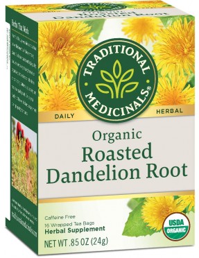 Traditional Medicinals Roasted Dandelion Root Tea (1x16 Bag)