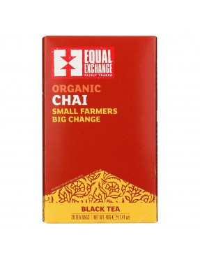 Equal Exchange Black Chai (6x20 Bag) 