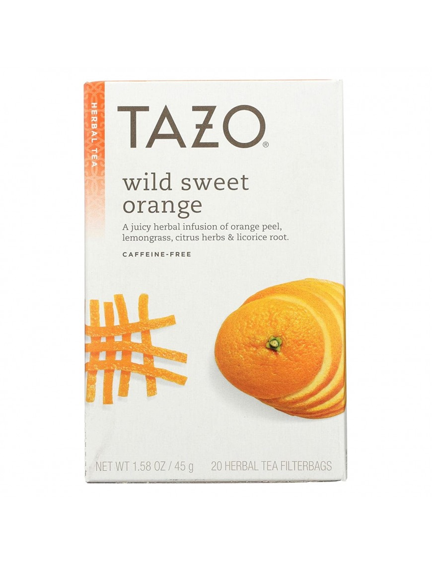 Tazo Tea Herbal Wild Sweet Orange Tea (6x20 Bag)