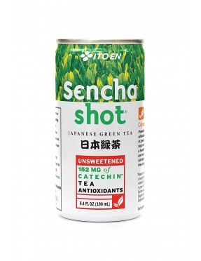 Ito En Sencha Shot Japanese Green Tea (30x6.4 Oz)