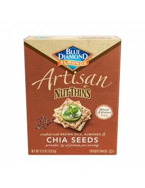 Blue Diamond Artisan Nut Thins Chia Seeds (12x4.25 OZ)