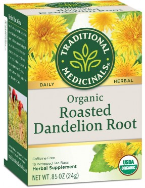 Traditional Medicinals Roasted Dandelion Root Tea (6x16 Bag)