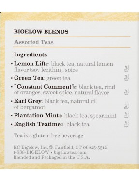 Bigelow 6 Assorted Teas (6x18 Bag )