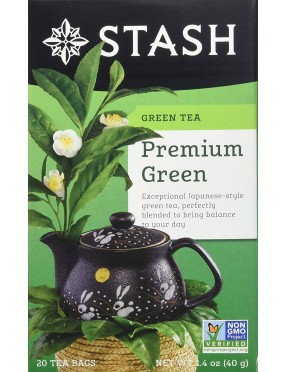 Stash Tea Green Premium Tea (6x20 CT)