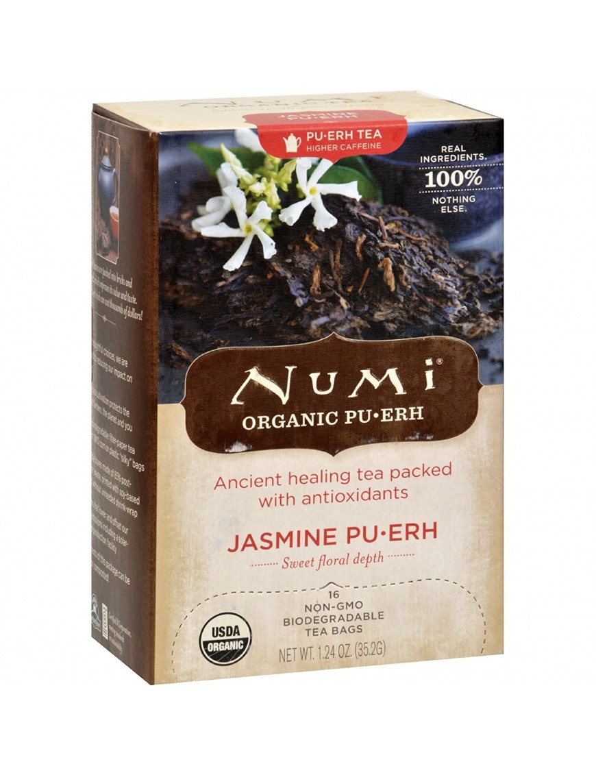 Numi Tea Jasmine Pu-erh Tea (6x16 Bag)