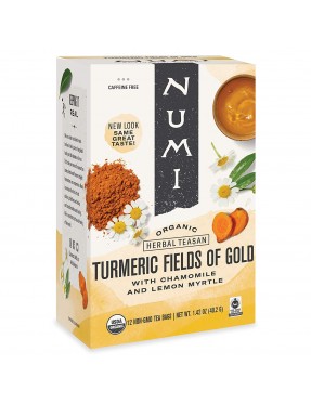 Numi Tea Fields Gld,Chamo,Lemon Myrtle (6x12 BAG)