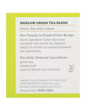 Bigelow Green Tea With Lemon (6x20 Bag)