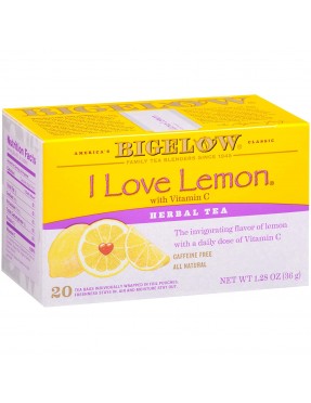 Bigelow I Love Lemon Herbal Tea (6x20 Bag )