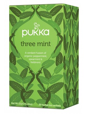 Pukka Herbs Organic Three Mint Tea (6X20 Bag )