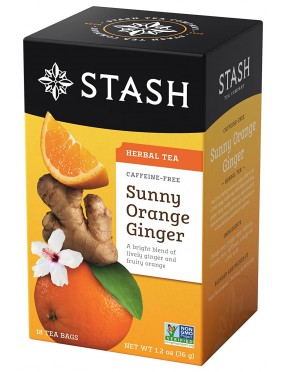 Stash Herbal Tea Sunny Orange and Ginger (6x18 BAG )