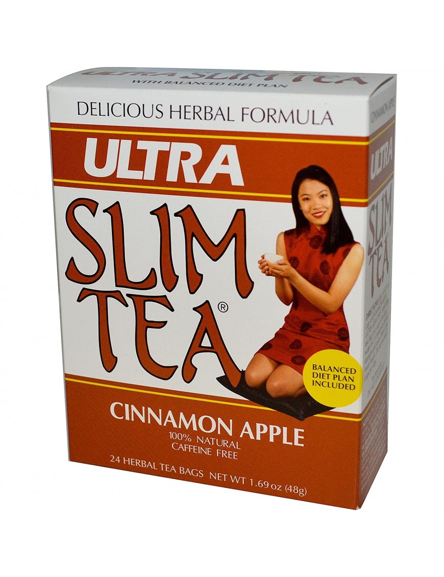 Hobe Labs Ultra Slim Tea Cinnamon Apple (1x24 Tea Bags)