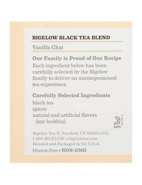 Bigelow Special Blend Vanilla Chai Tea (6x20 Bag )