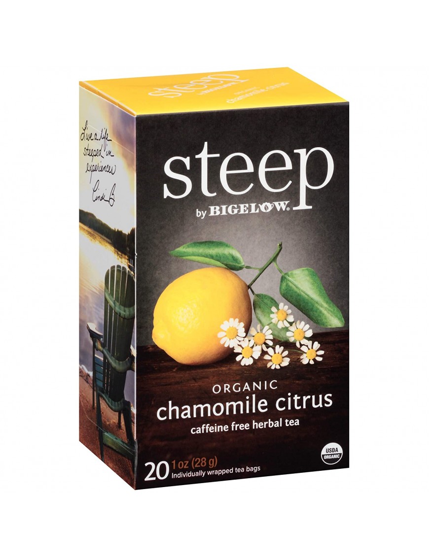 Bigelow Tea Steep Organic Chamomile Citrus (6x20 BAG )