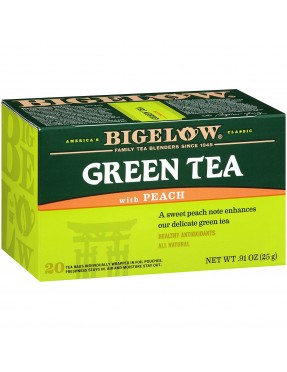 Bigelow Green Tea with Peach (6x20 EA)