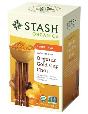 Stash Organic Gold Cup Chai Tea (6x18 BAG )