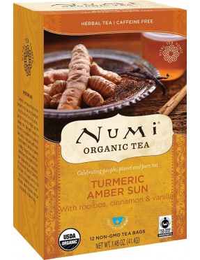 Numi Tea Amber Sun,Robois,Cinn,Vanilla (6x12 BAG)