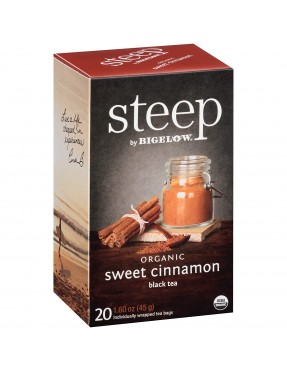 Bigelow Steep Organic Sweet Cinnamon Black Tea (6x20 BAG )