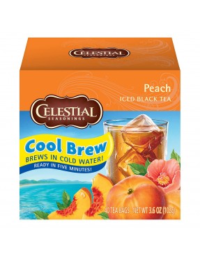 Celestial Seasonings Peach Cool Brew Ice T (6x40BAG )