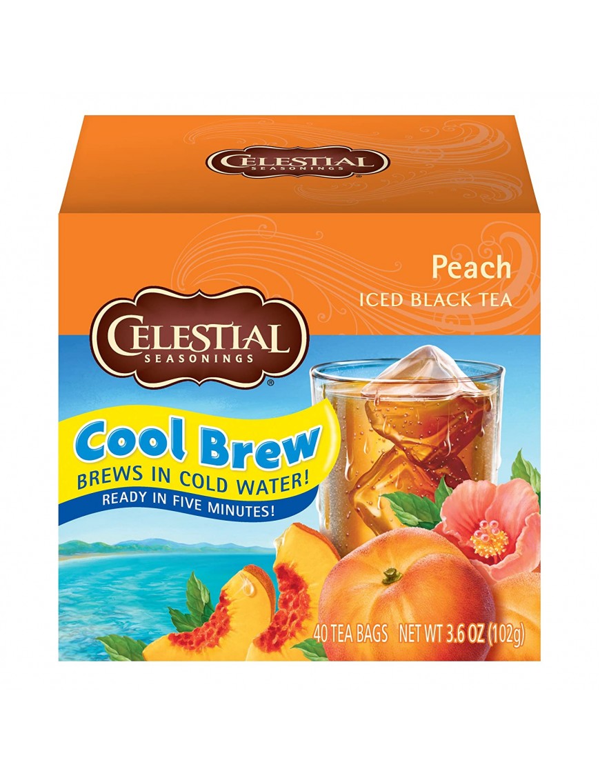 Celestial Seasonings Peach Cool Brew Ice T (6x40BAG )