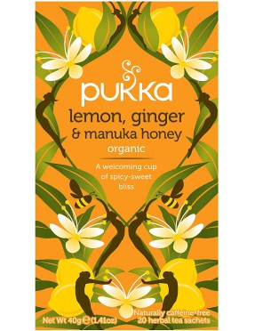 Pukka Herbs Og2 Lemon Ginger Honey Tea (6x20BAG)
