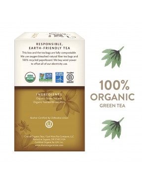 Choice Organic Teas Genmaicha Green with Toasted Brown Rice (6x16 Bag)