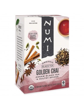 Numi Tea Golden Chai Black Tea (1x18 Bag)