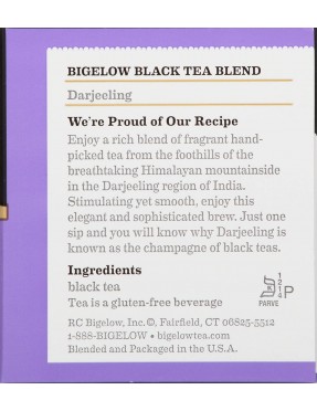 Bigelow Darjeeling Blend Tea (6x20 Bag )