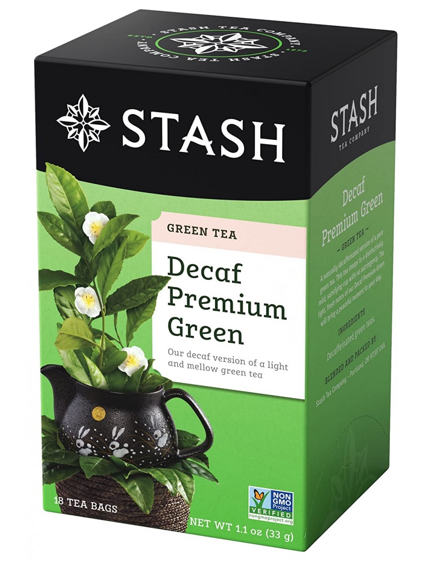 Stash Tea Decaf Prem Green (6x18BAG )