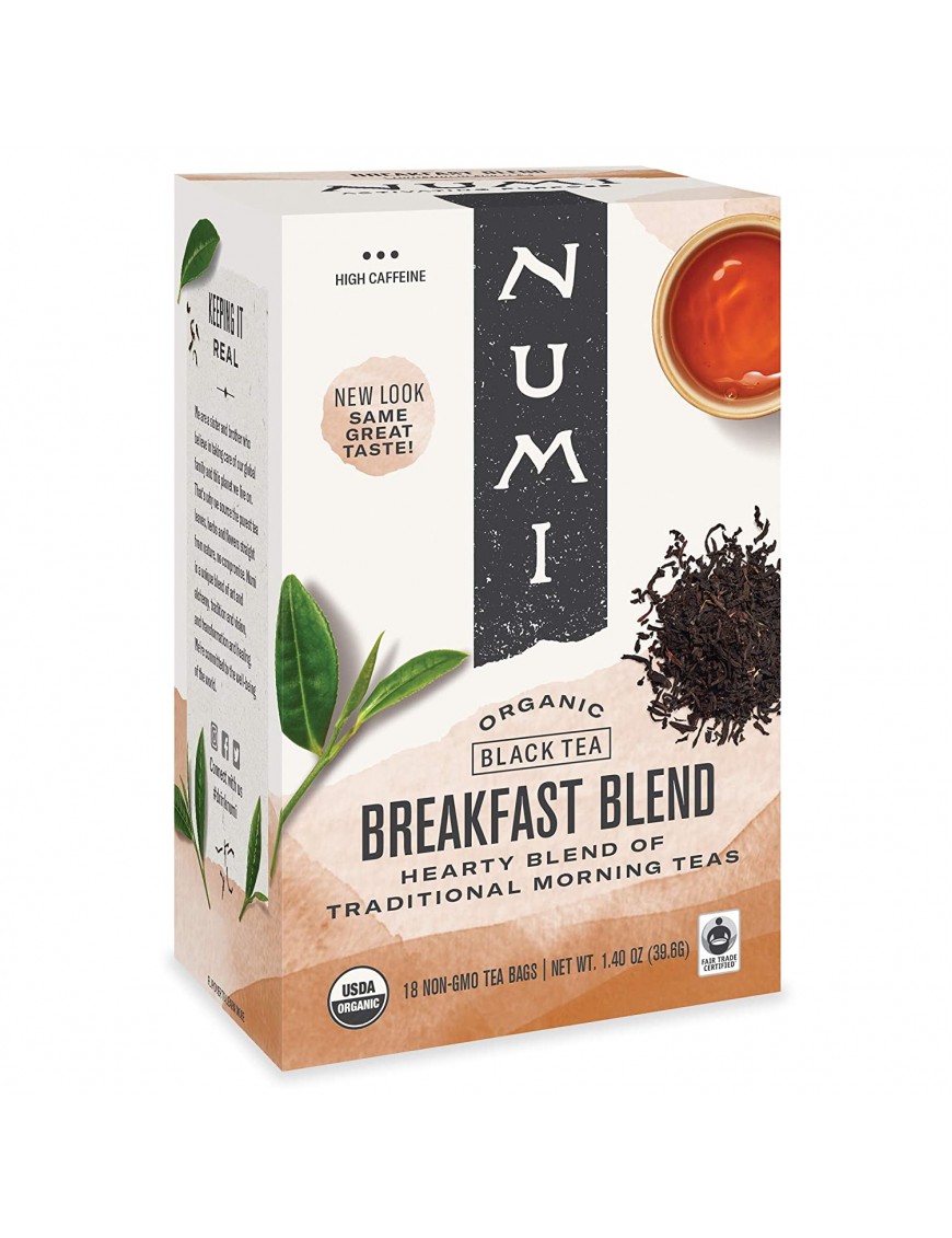 Numi Tea Breakfast Blend Black Tea (6x18 Bag)