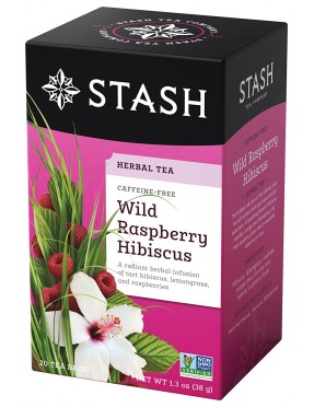 Stash Tea Wild Raspberry Hibiscus Tea (6x20 CT)