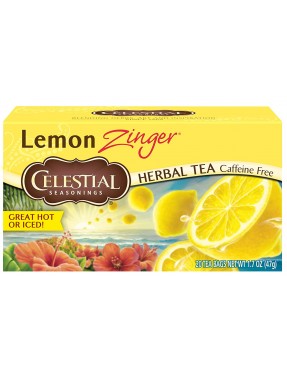 Celestial Seasonings Lemon Zinger Herb Tea (6x20bag)