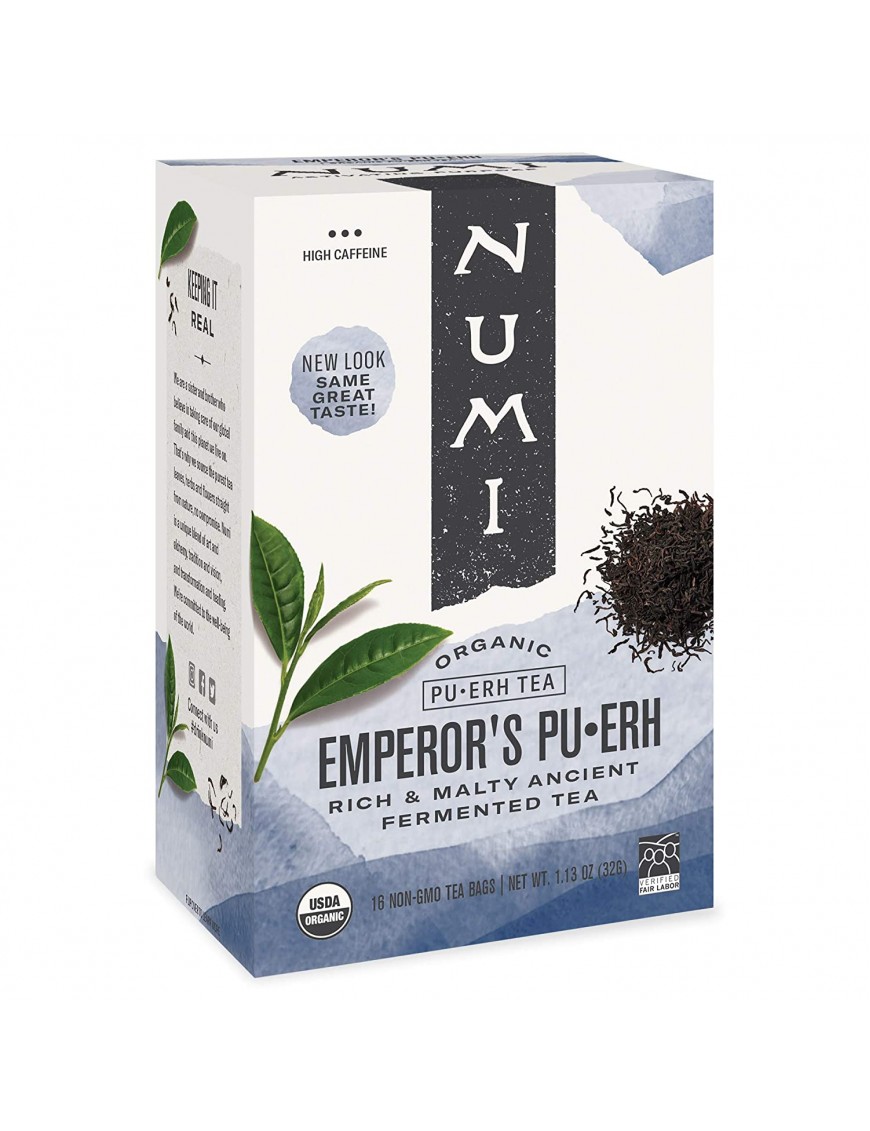 Numi Tea Emperor's Puerh Tea (6x16 Bag)