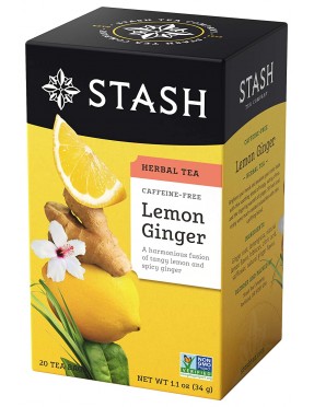 Stash Tea Lemon Ginger Tea (6x20 CT)