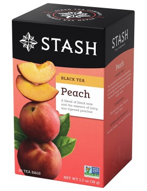 Stash Tea Peach Prem Black Tea (6x20BAG )