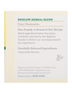 Bigelow Cozy Chamomile Herb Tea (6x20 Bag)