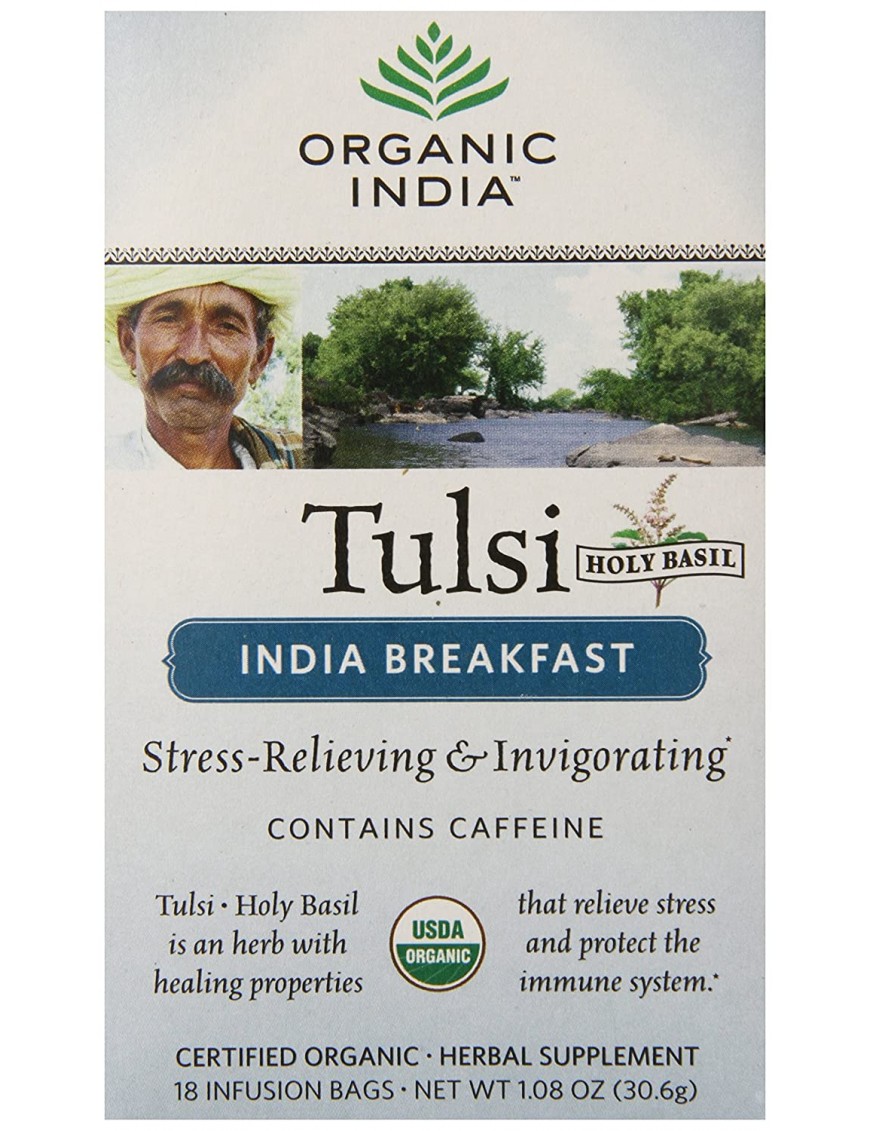 Organic India Tulsi India Breakfast Tea (6x18 CT)