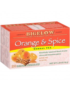 Bigelow Orange & Spice Herb Tea (6x20 Bag)