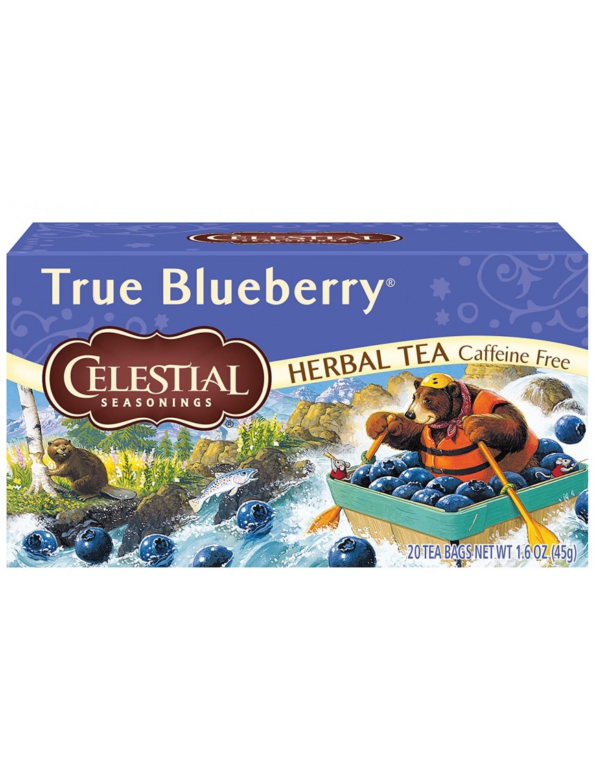 Celestial Seasonings True Blueberry Herb Tea (1x20 Bag)