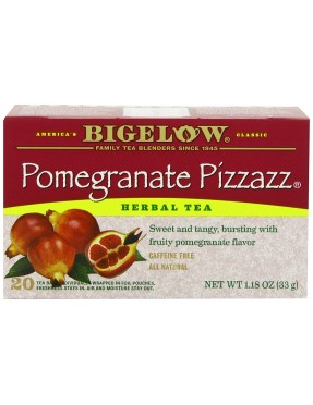 Bigelow Pomegranate Pizzazz Herbal Tea (6x20 Bag )