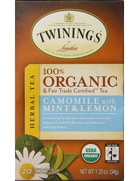 Twinings Camomile W/ Mint & Lemon Tea (6x20 Bag)