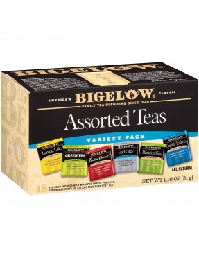 Bigelow 6 Assorted Teas (6x18 Bag )