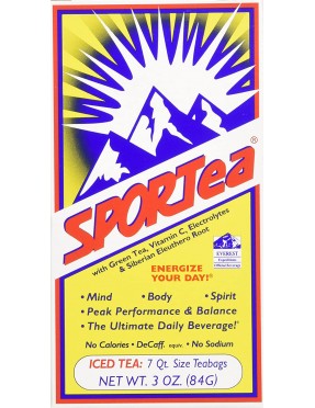 Sportea Iced Tea, 7-Count Tea Bags (12x7 Bag )