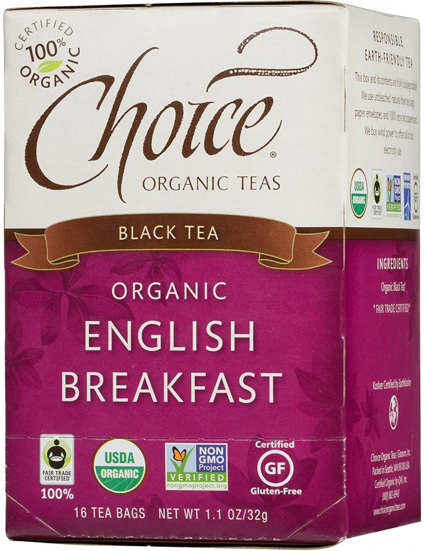 Choice Organic Teas English Breakfast (6x16 Bag)