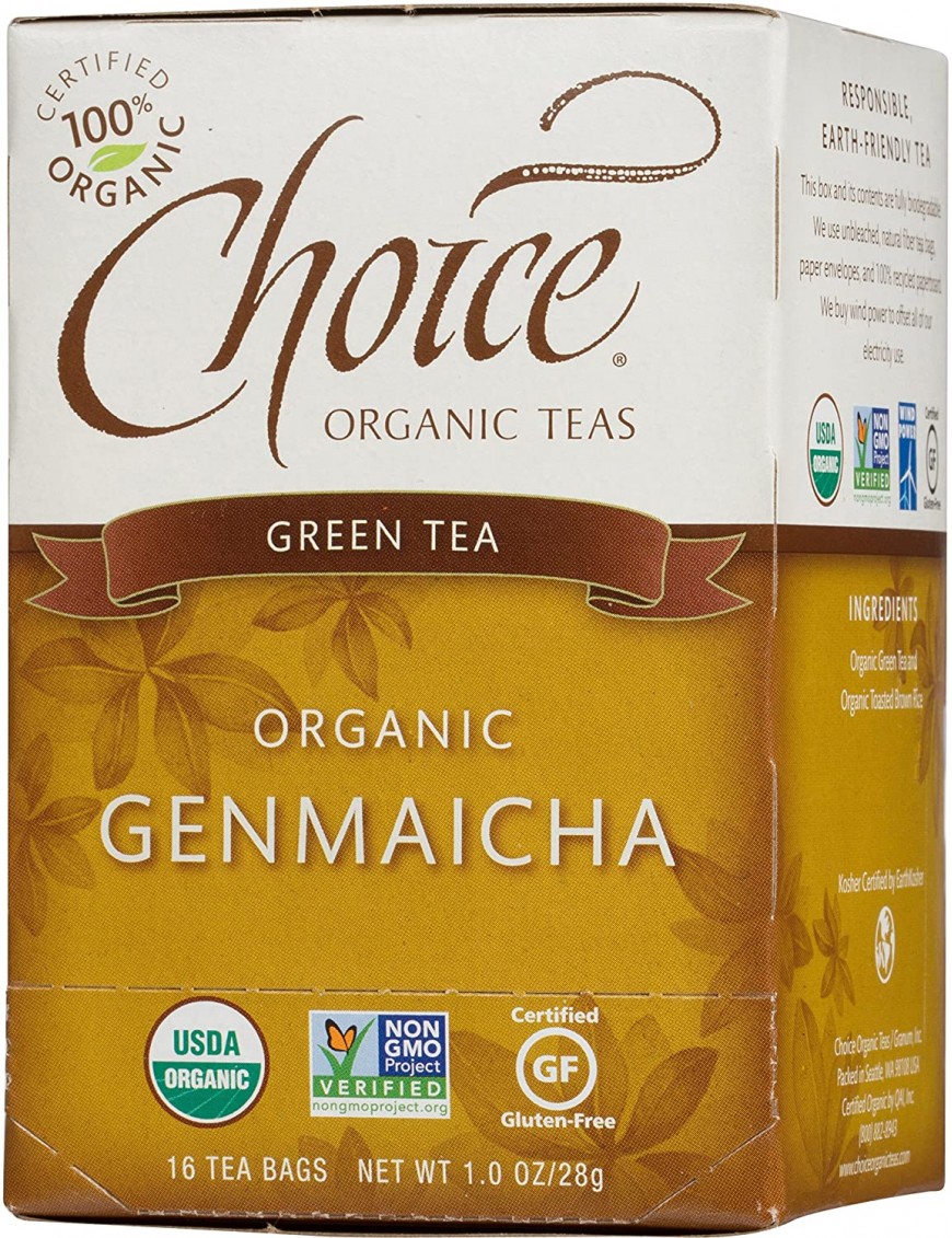 Choice Organic Teas Org Green Tea Toasted Brown Rice (6x16 Bag)