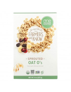 One Degree Organic Foods Odof Vegan Sprouted Oat O'S (6X8 OZ)