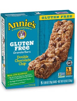 Annie's Chewy Gluten Free Granola Bars Double Chocolate Chip (12x5 PK )