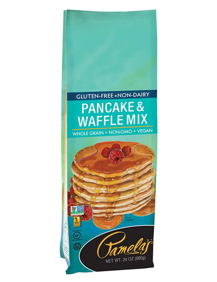 Pamela's Pancake Waffle Mix Nd Gluten Free (6x24Oz)