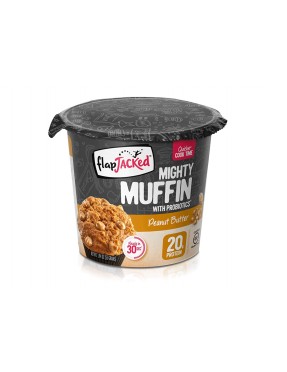 FlapJacked Mighty Muffins Peanut Butter (12x1.94 OZ)