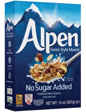 Weetabix Alpen Cereal Organic No Added Sugar (12x14Oz)